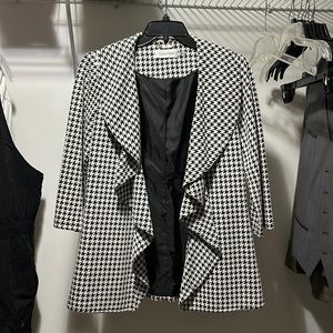 Calvin Klein houndstooth blazer